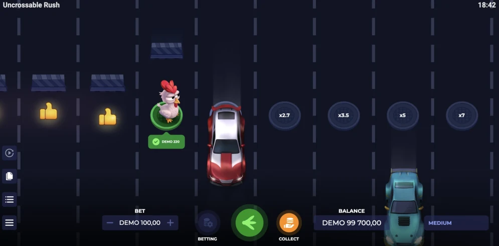 Uncrossable Rush